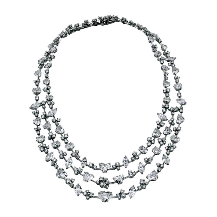 David Morris diamond necklace from 1stdibs