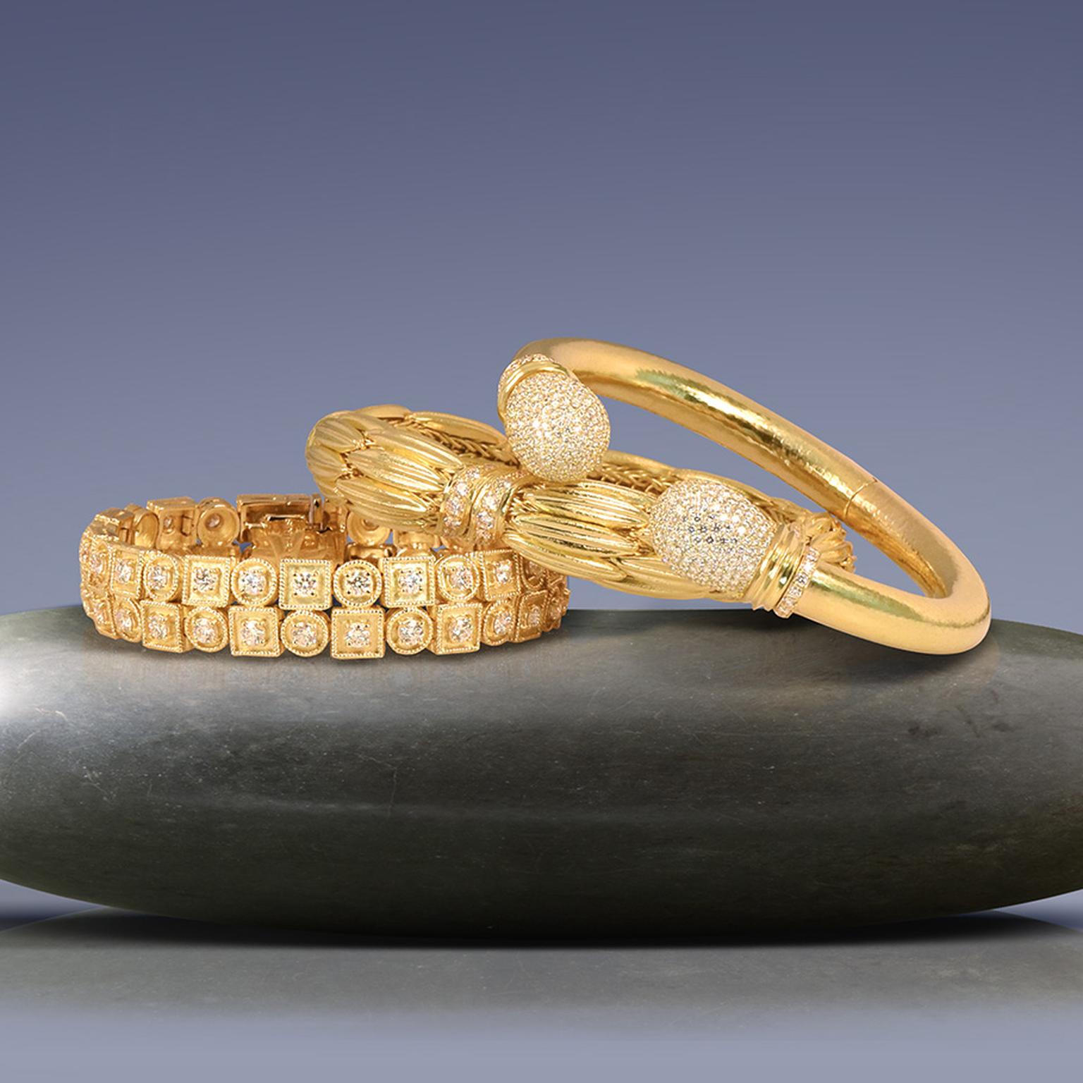 Lalaounis gold bangles