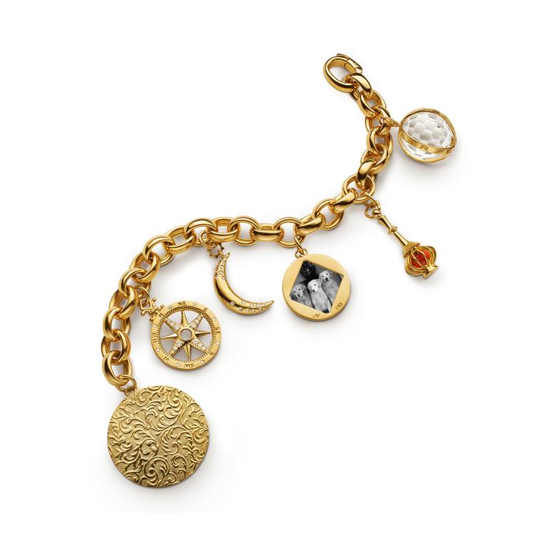 Monica Rich Kosann large charm bracelet