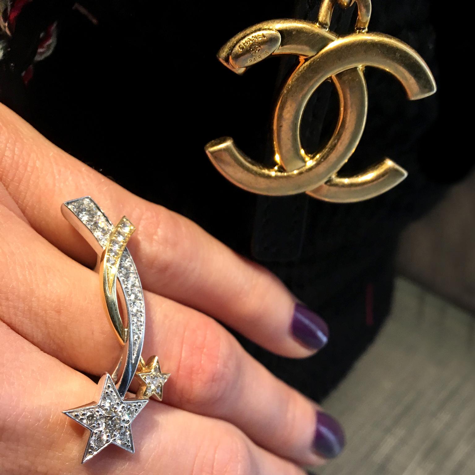 Chanel Entrelacs d’Étoiles diamond ring