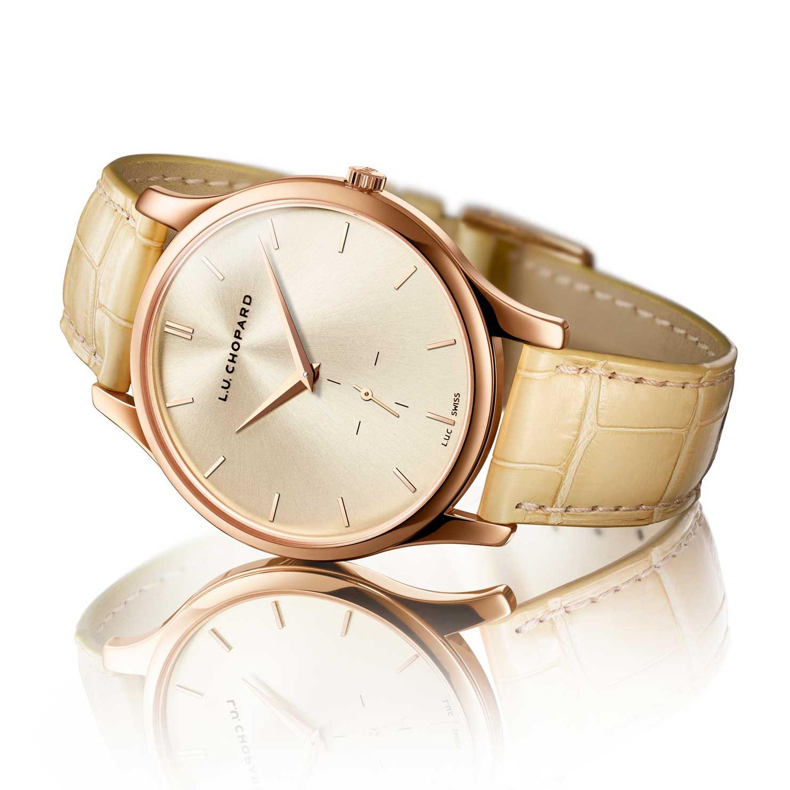 L.U.C XPS watch in rose gold, Chopard