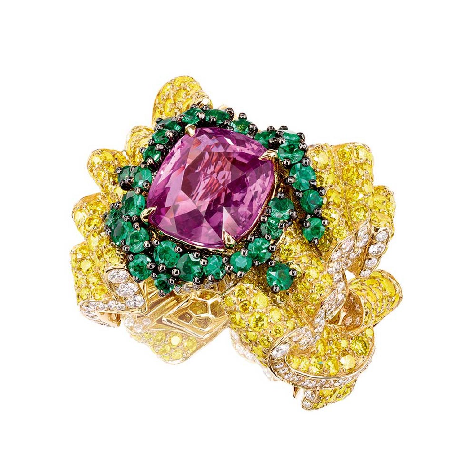 Dior Pli Plat Saphir rose ring