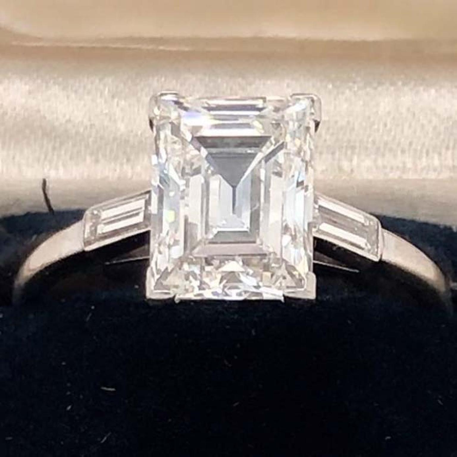 Cartier Dialmond engagement ring at Spicer Warin