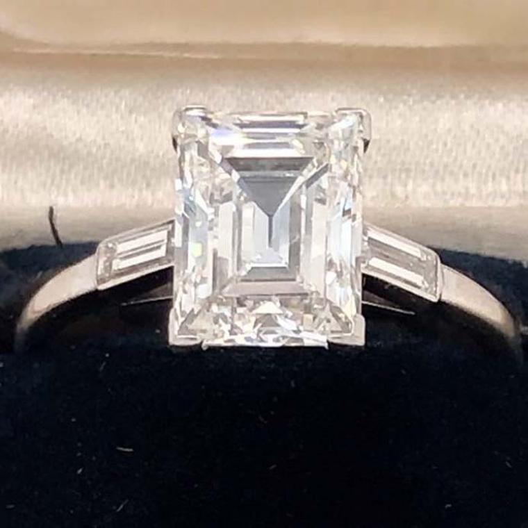 Cartier Dialmond engagement ring at Spicer Warin