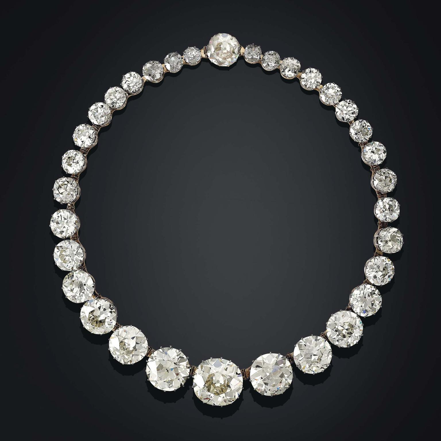 Golconda Diamond Rivière Necklace