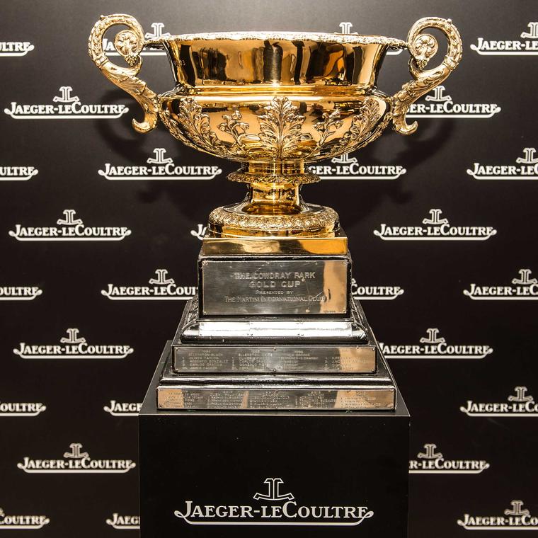 Jaeger LeCoultre Gold Cup trophy (copyright Vanessa Taylor)