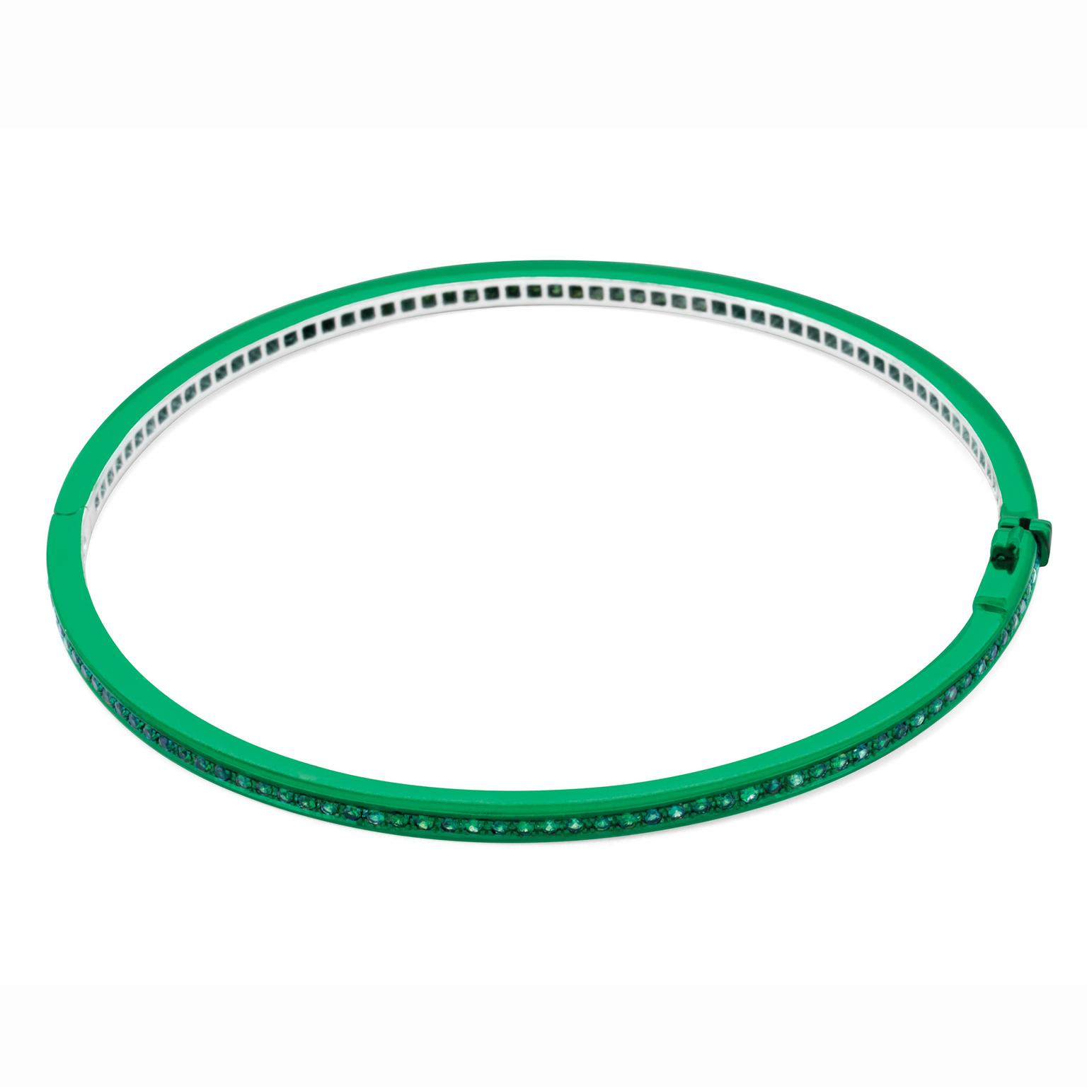 Solange Azagury-Partridge Chromantic emerald bangle