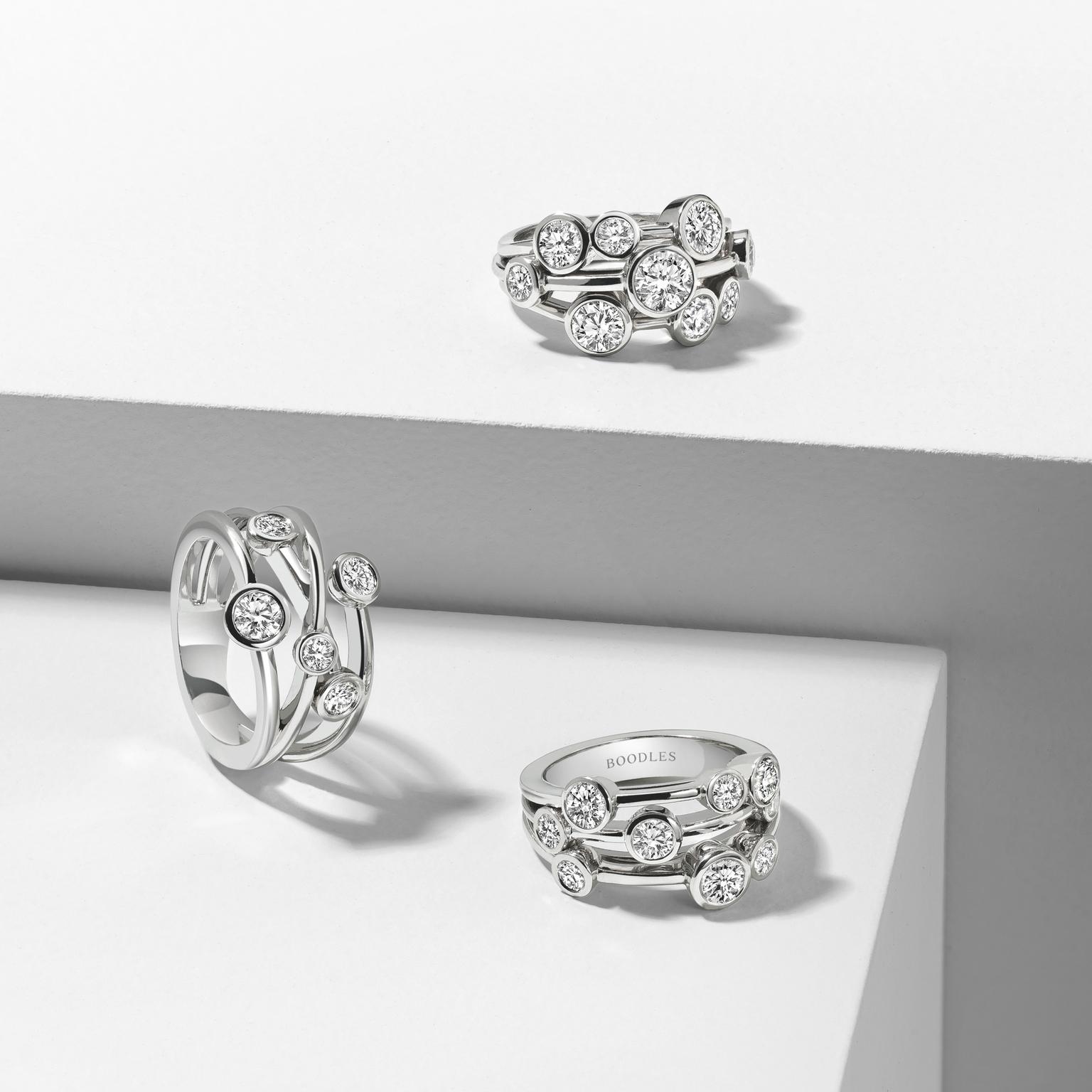 Boodles raindance rings lead