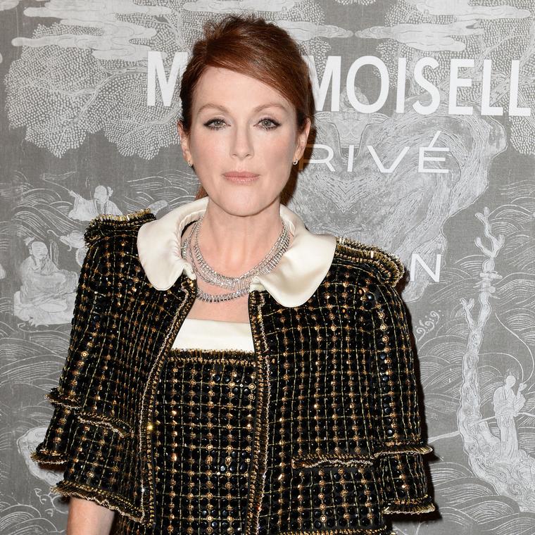 Julianne Moore Mademoiselle Prive Exhibition Saatchi Gallery picture by Dave Benett
