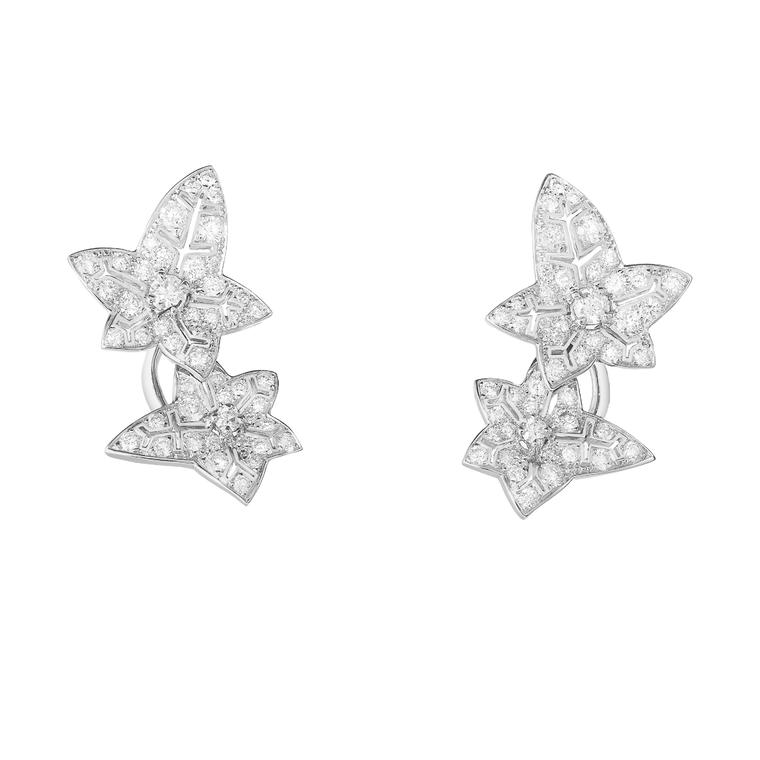 Boucheron Nature Triomphante Lierre de Paris earrings