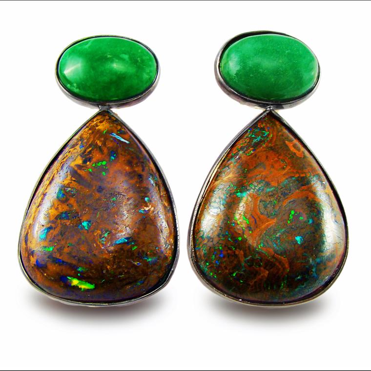 Corrado Giuspino opal earrings