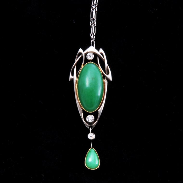 Archibald Knox for Liberty jadeite pendant