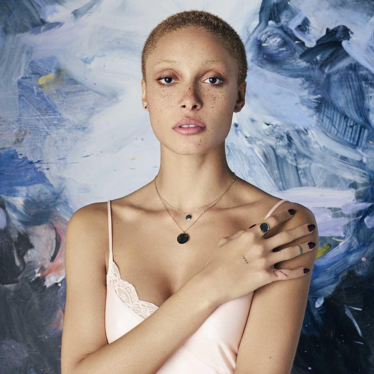 Adwoa Aboah for Astley Clarke Astronomy campaign