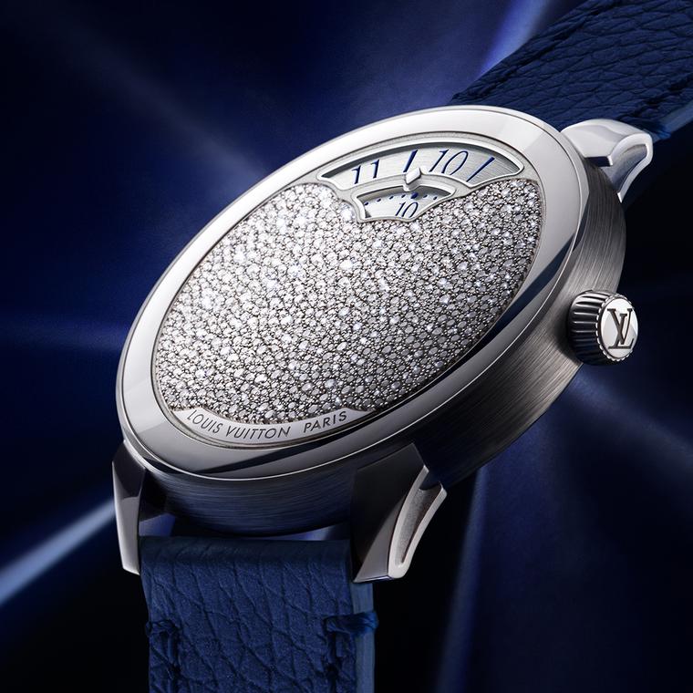 Tambour Convergence fully pave by Louis Vuitton