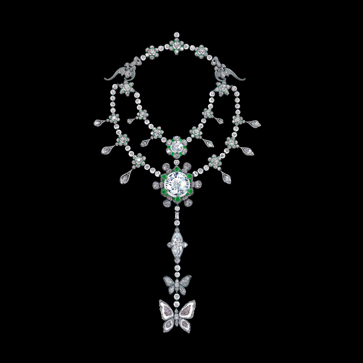 Wallace Chan A Heritage in Bloom diamond necklace