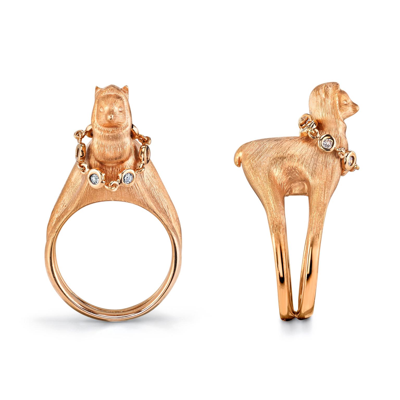 Daniela Villegas Baby Alpaca diamond ring