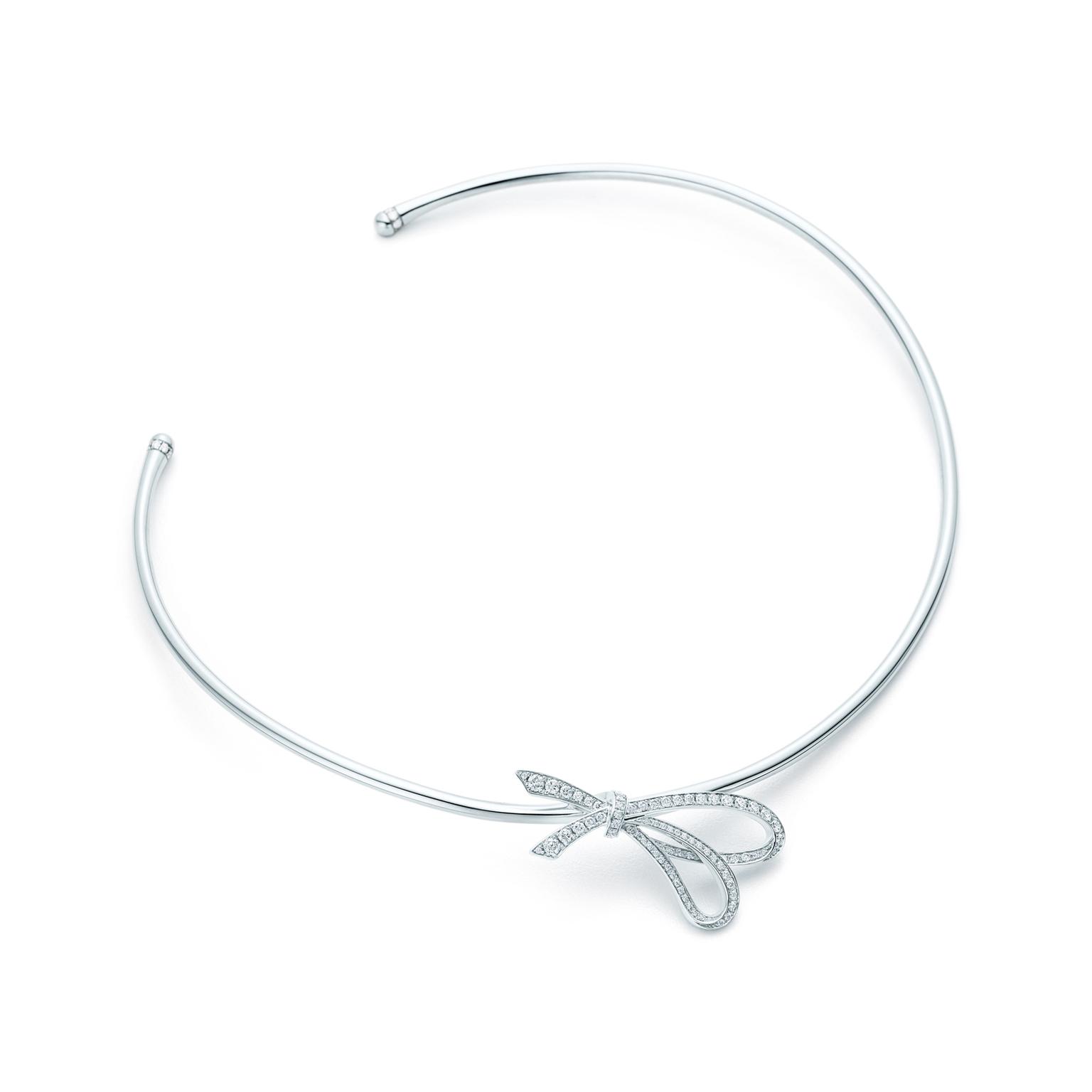 Tiffany Bow diamond choker