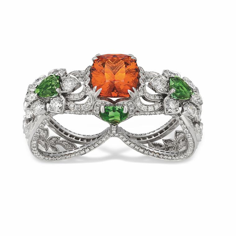 Hortus Deliciarum high jewellery multi-finger ring by Gucci 