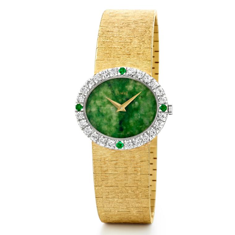 Jackie Kennedy's original Piaget watch with a jade dial