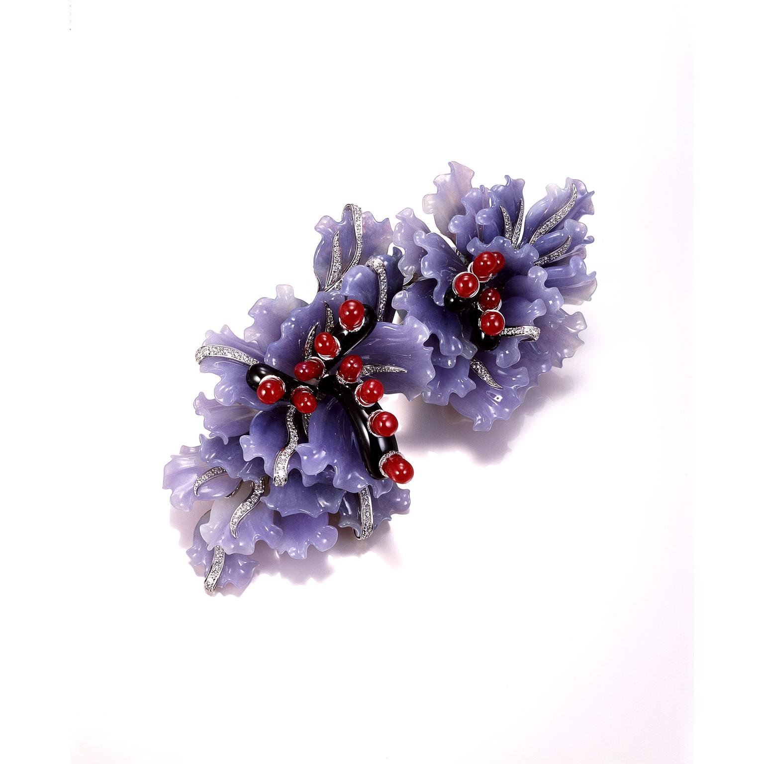 Edward Chiu Lady Lavender brooch