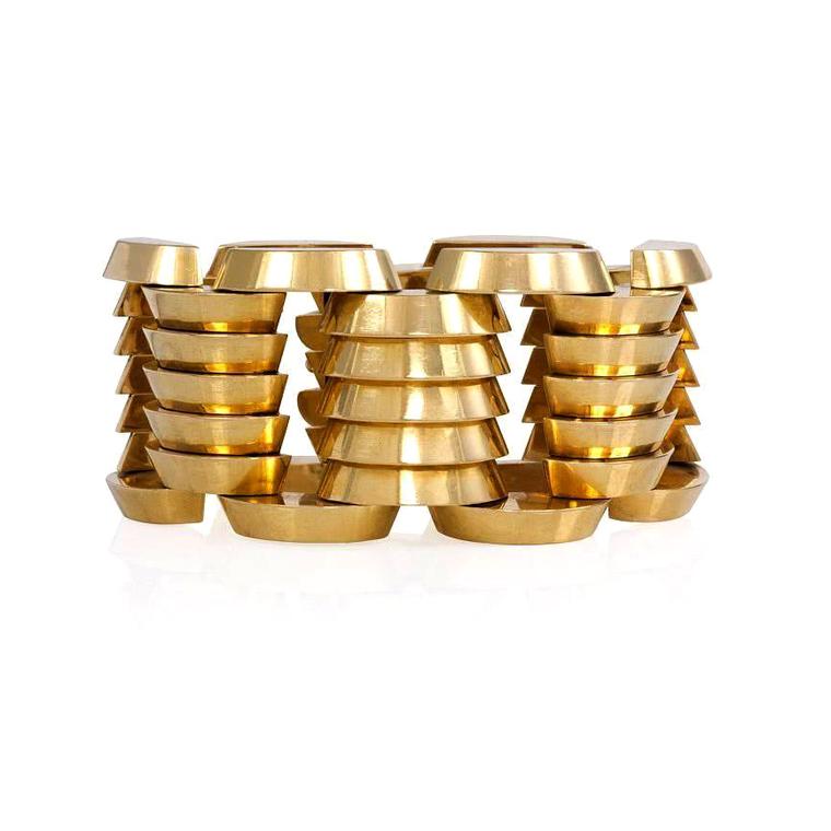 Kentshire machine-age gold bracelet