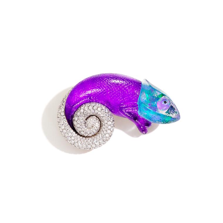 Vhernier Chameleon brooch