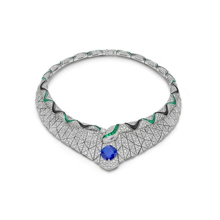 Bvlgari Eclettica Serpenti Illusio  high jewellery necklace 