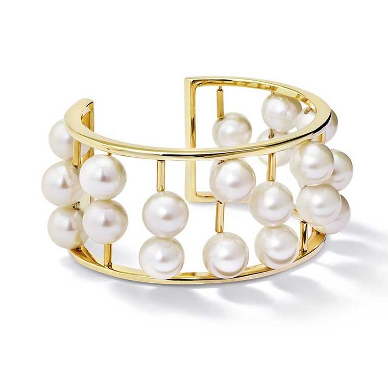 Cassandra Goad Caricola pearl cuff