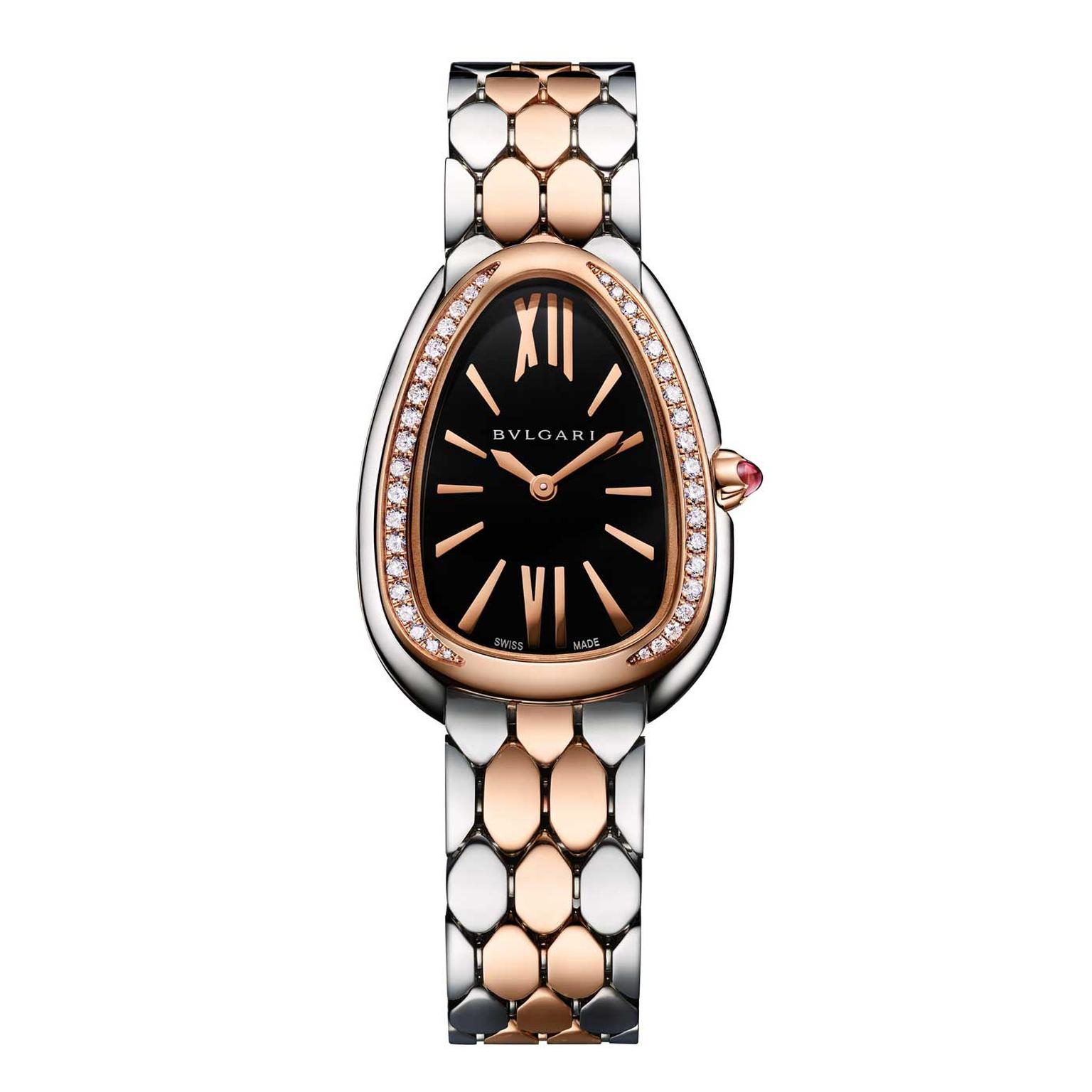 Bulgari-Serpenti-Seddutore-watch-rose-gold-and-steel