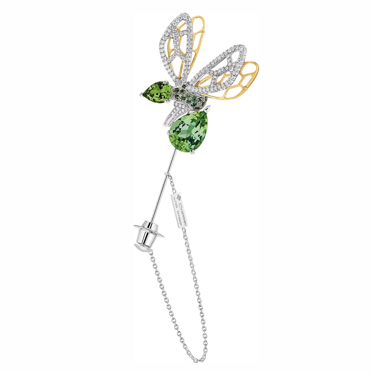 Abeille fibula de Chaumet tourmaline bee brooch