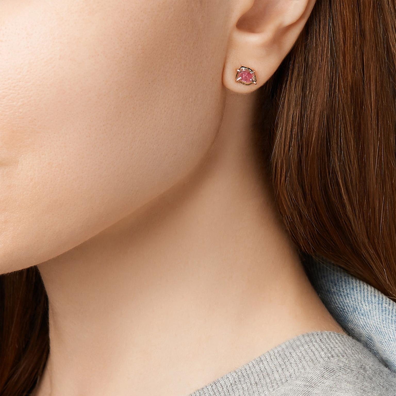 Melissa Joy Manning tourmaline stud earrings