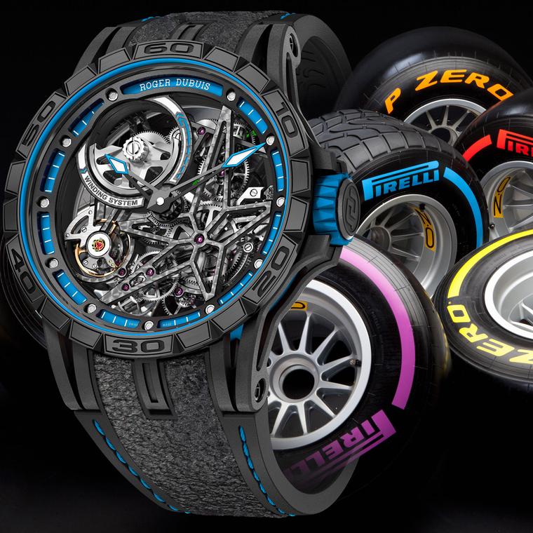Burning rubber with Roger Dubuis