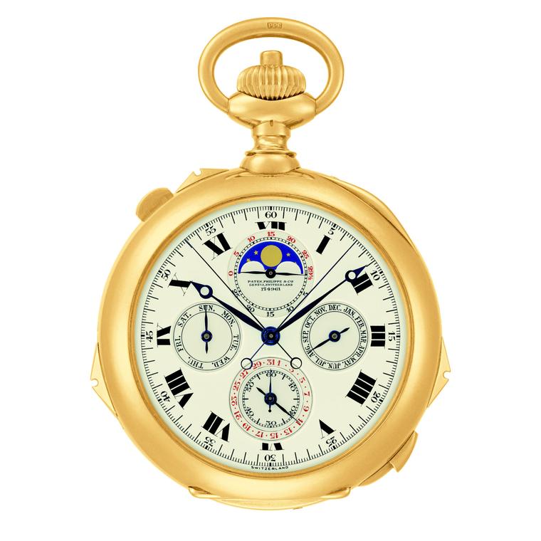 Patek Philippe's Henry Graves Supercomplication pocket watch 1926