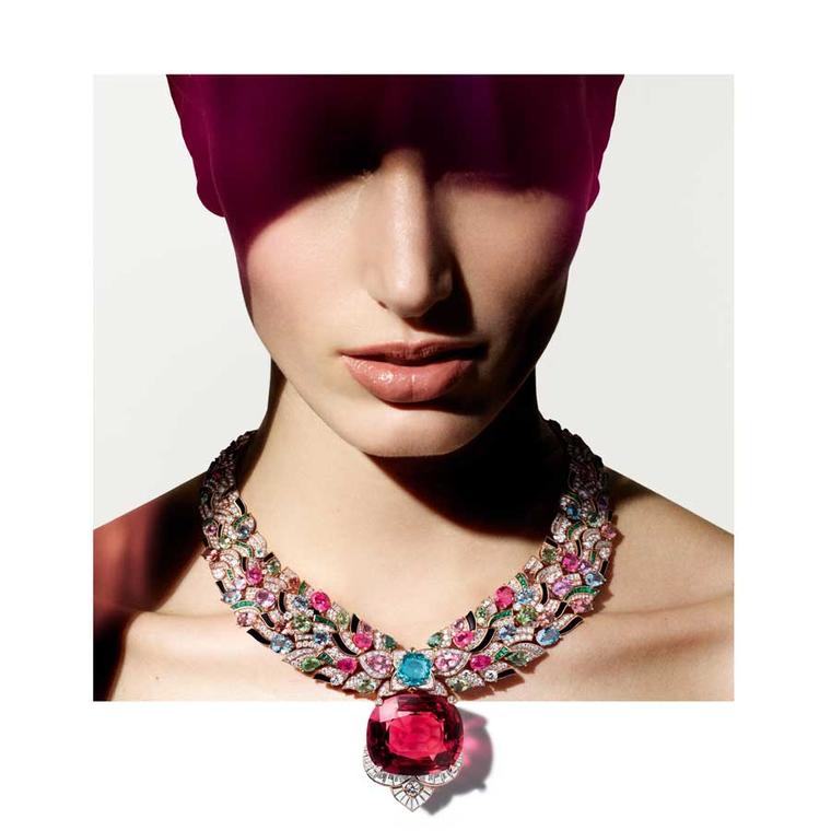 Bvlgari Polychroma Celestial Mosaic  necklace  white