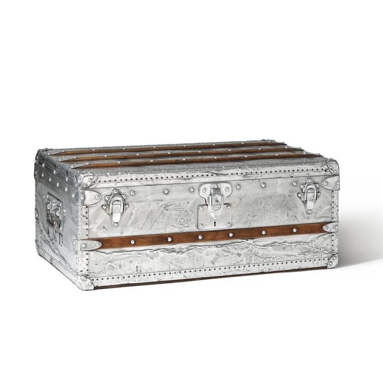 Louis Vuitton aluminium steamer trunk 1892