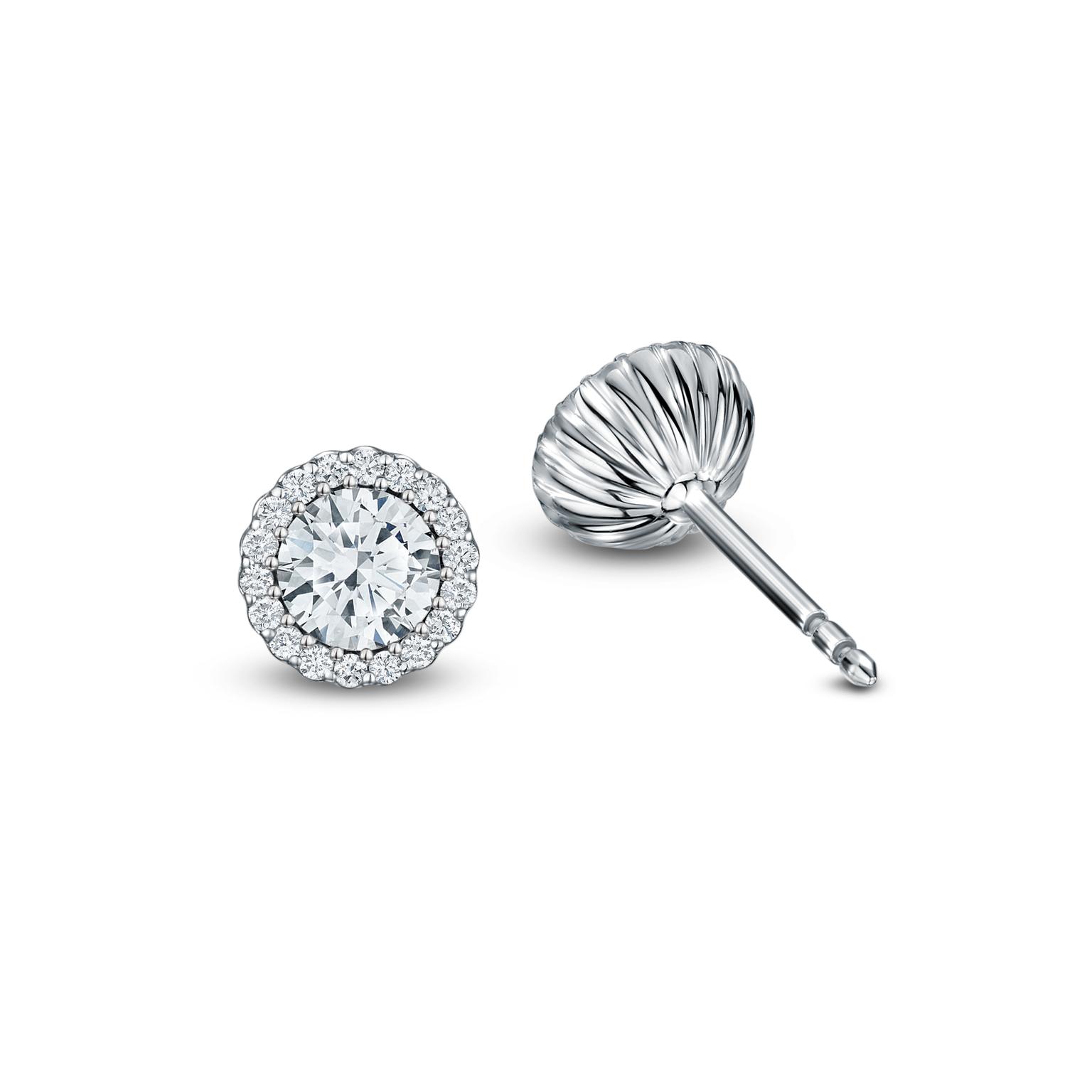 Andrew Geoghegan Cannelé diamond earrings
