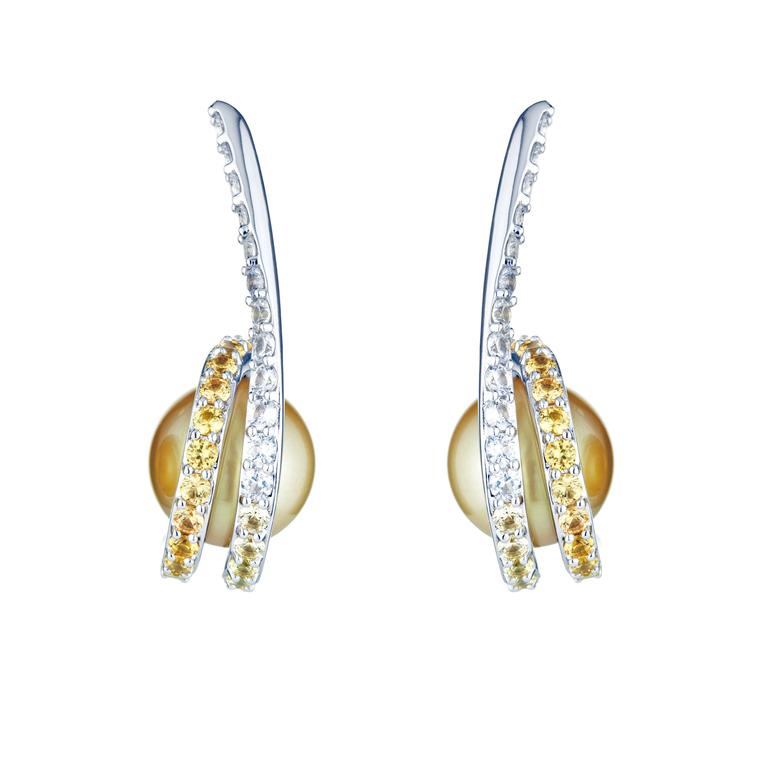 Melanie Georgacopoulos Twist pearl earrings