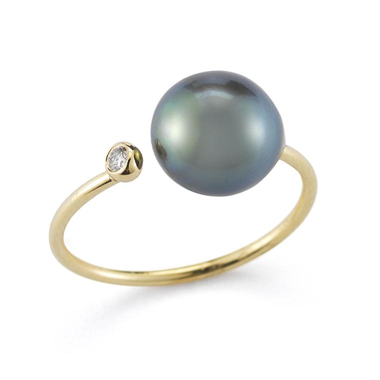 Mizuki Tahitian pearl ring