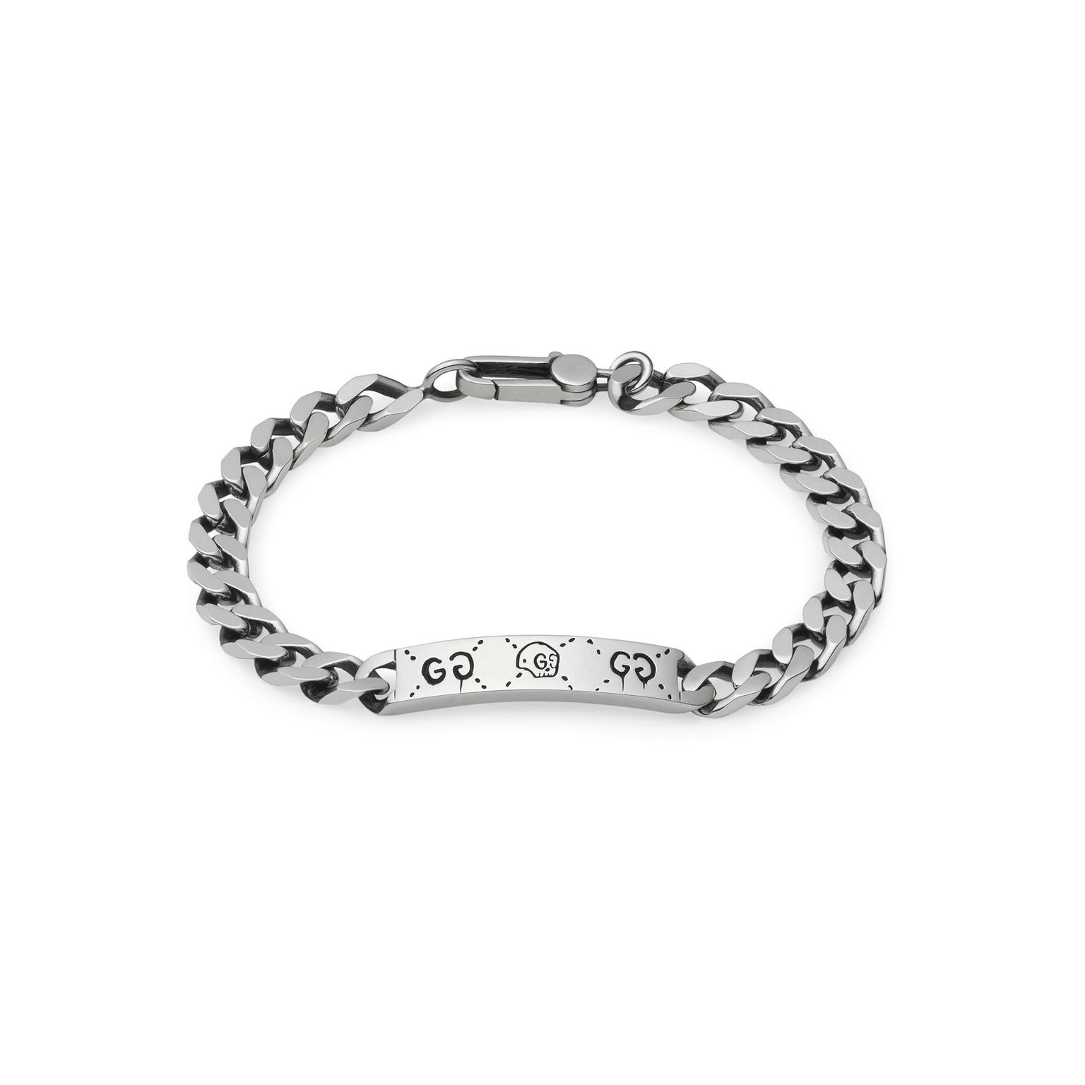 GucciGhost chain bracelet in silver