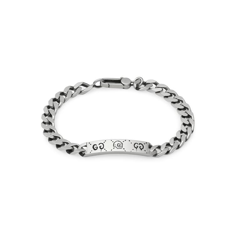 GucciGhost chain bracelet in silver