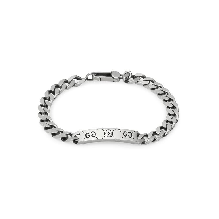 GucciGhost chain bracelet in silver