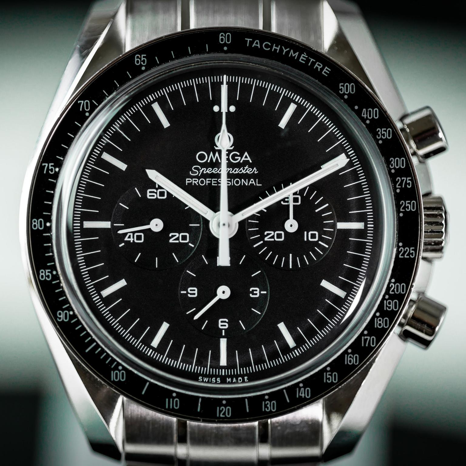 Omega Speedmaster watch face