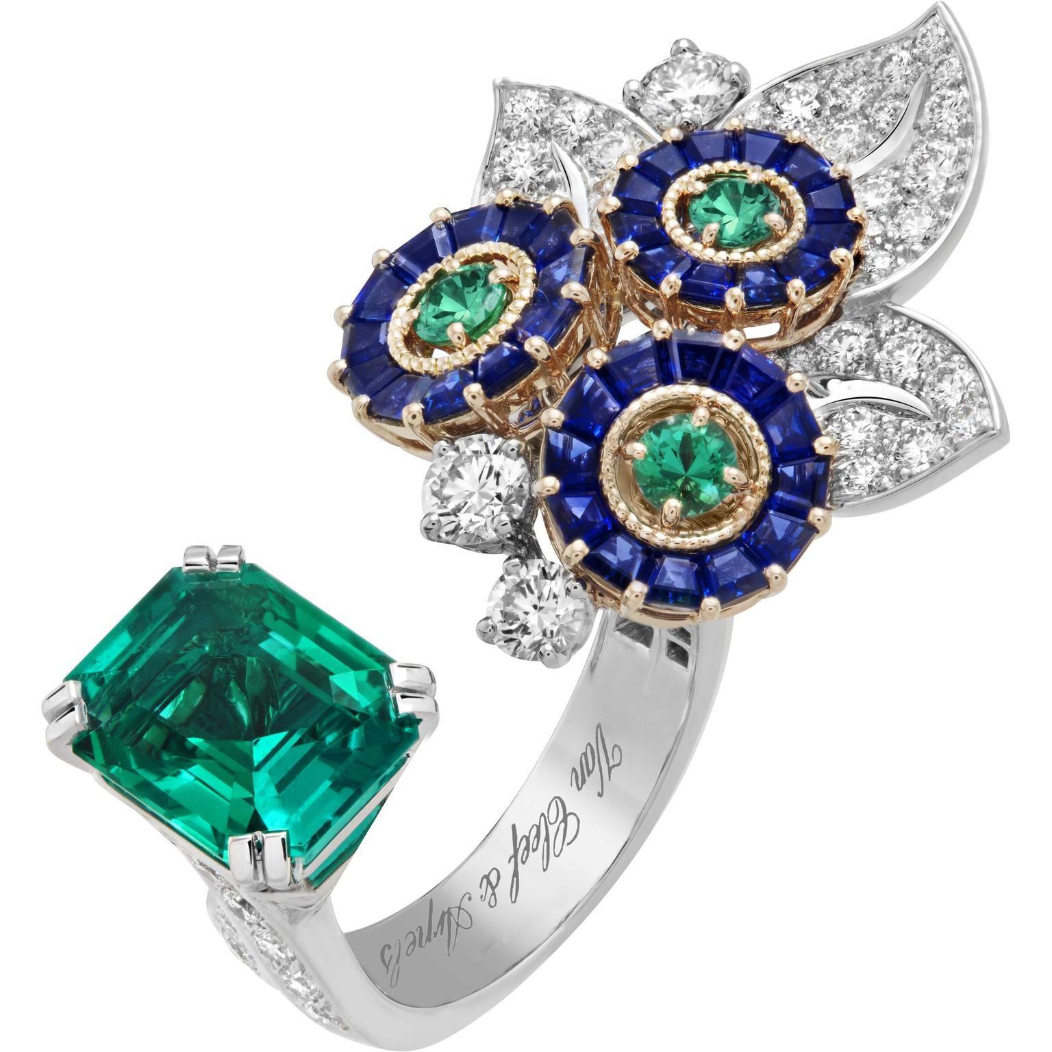 Van Cleef Arpels Flora between the finger ring