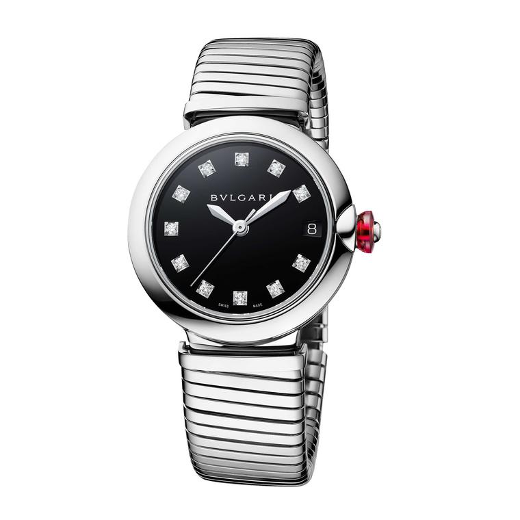 Bulgari Lvcea Tubogas 33mm stainless steel automatic women's watch 2018