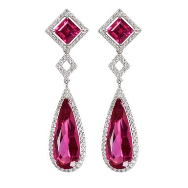Precious pear-shaped ruby earrings | Chopard | The Jewellery Editor