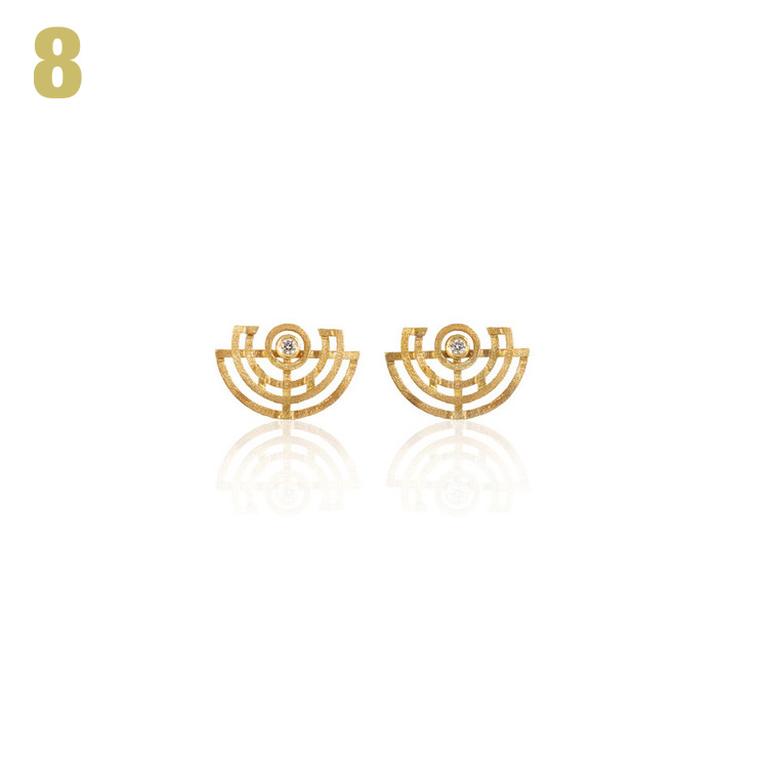 Shimmell & Madden half-symmetry ear studs