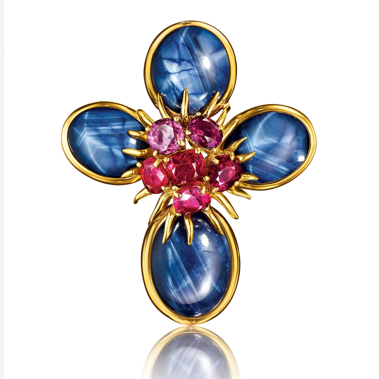 Verdura Dogwood pendant and brooch Masterpiece