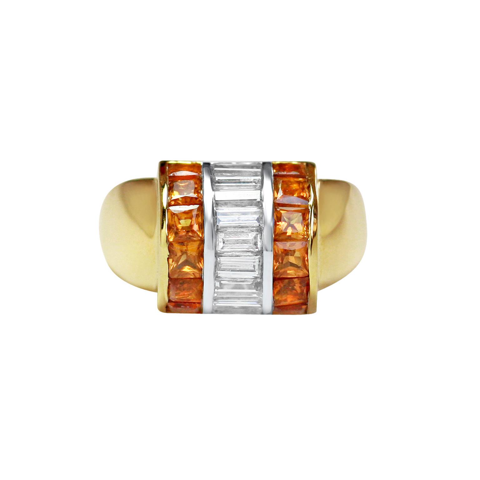 Gee Woods citrine diamond ring