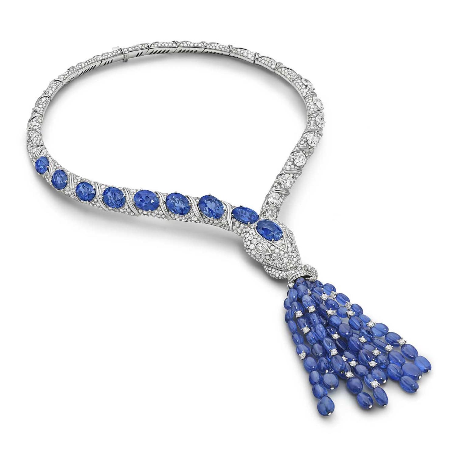 Bulgari Mediterranea Sapphire Serpenti necklace Bulgari Mediterranea