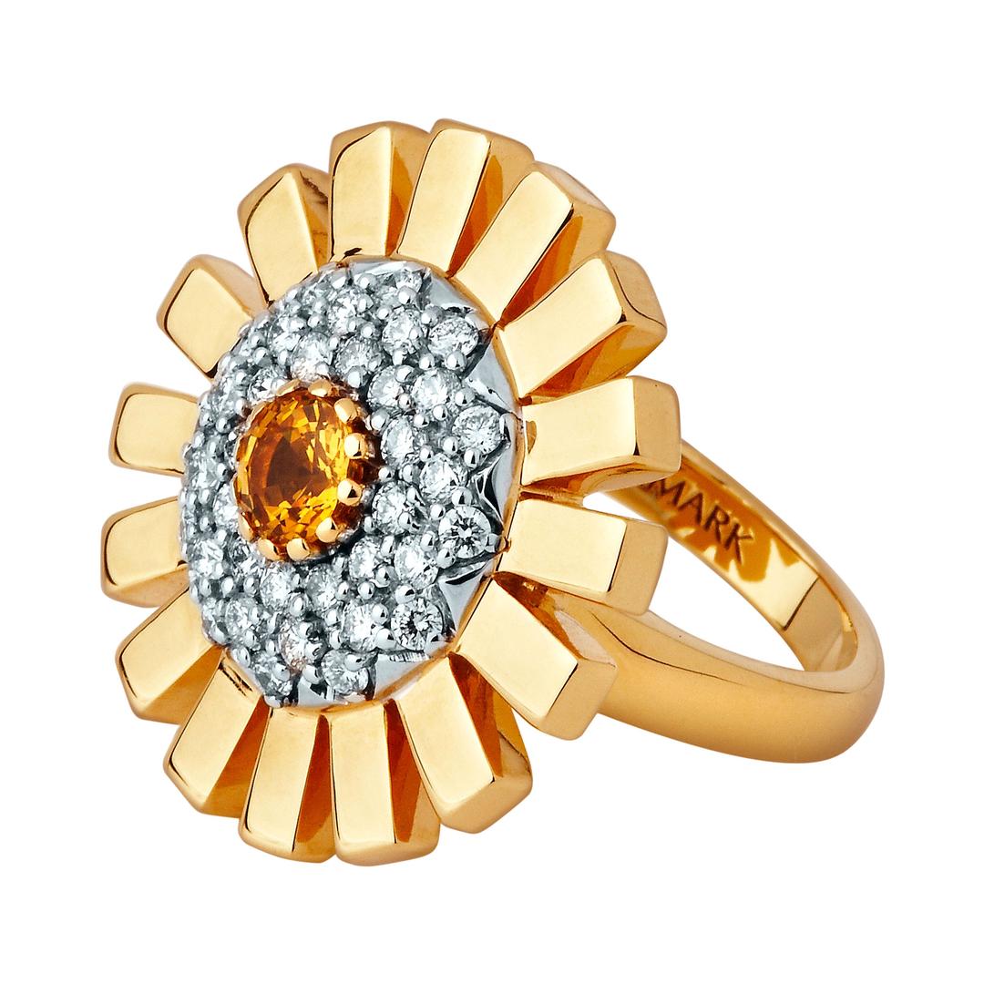 Sun Ray yellow sapphire ring | Stenmark | The Jewellery Editor